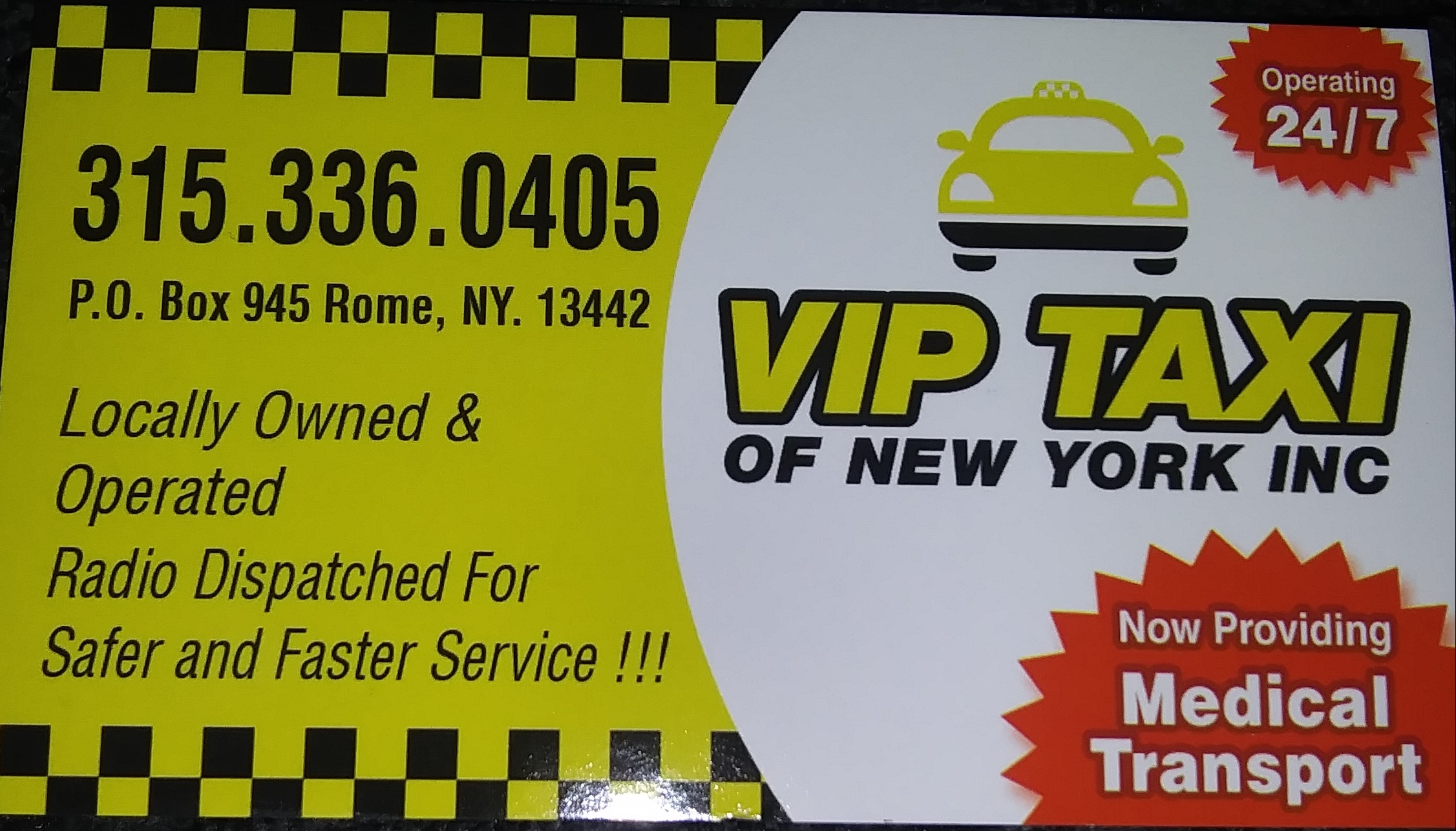 VIP Taxi of New York Inc - Rome, NY 13440