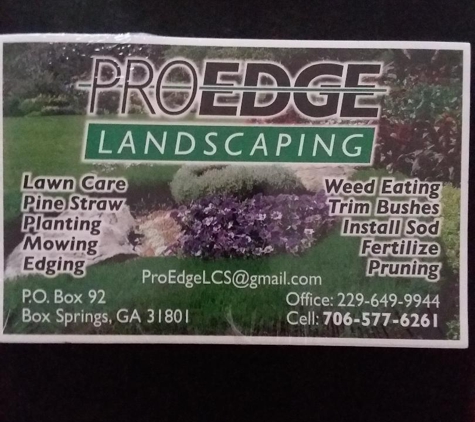 Pro Edge landscaping - Columbus, GA