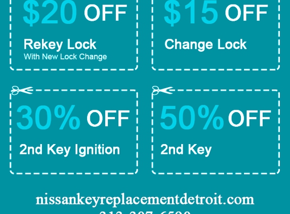 Nissan Key Replacement Detroit - Detroit, MI