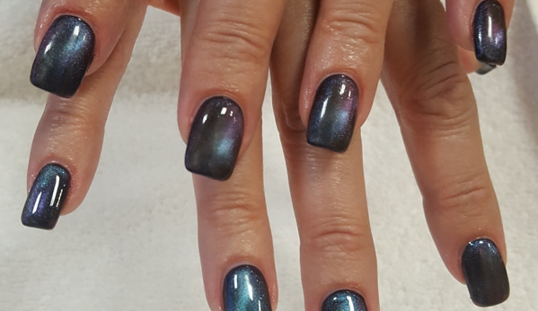 Brilliant Nails & Spa - Laguna Woods, CA. Galaxy gel nails!!