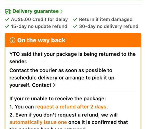YTO EXPRESS (AUSTRALIA) PTY LTD - Regents Park, NSW. Can not even contact them to get the delivery. SCAM