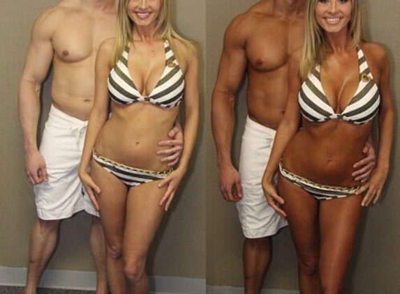 classy tan - Houston, TX. Before and After Spray Tan