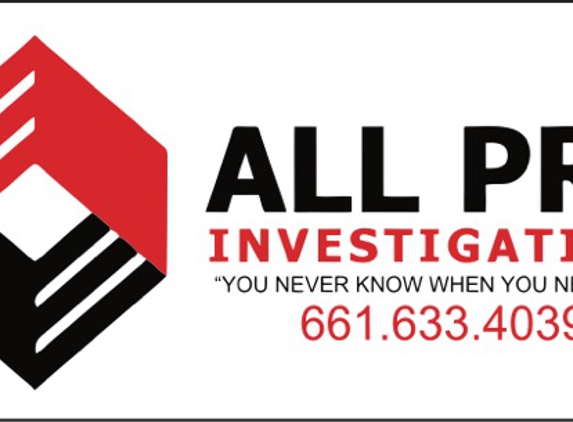 All Pro Investigations - Bakersfield, CA
