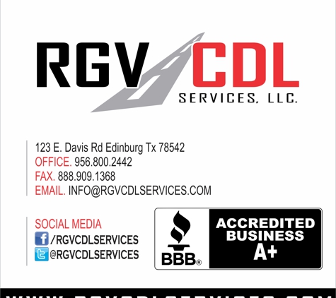 RGV CDL Services LLC - Edinburg, TX