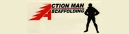 Action Man Scaffolding Logo