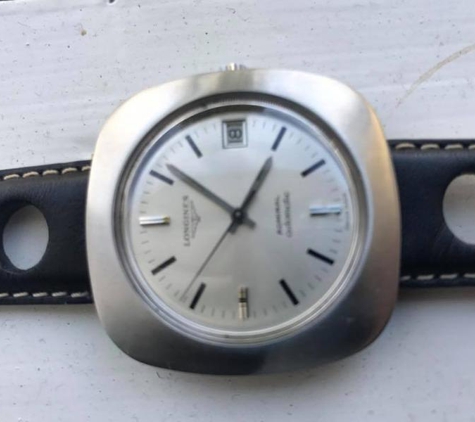 Ekselman Watchmakers & Jewellers - Melbourne, VIC. Longines 1972 Admiral after restoration by Ekselman
