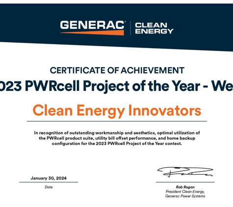 Clean Energy Innovators - Seattle, WA