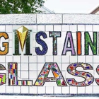 Big M Stained Glass
