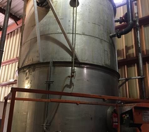 Weld tech fab & machine - Northport, AL. New  2 tanks we welded together made em a new 15ft boiler tank