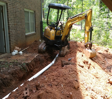 Kevin's Plumbing & Septic Service - Covington, GA. New drain line to septic