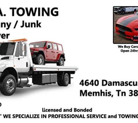 K & A Towing Company/Junk Cars Buyer - Memphis, TN