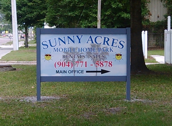 Sunny Acres Mobile Home Park - Jacksonville, FL