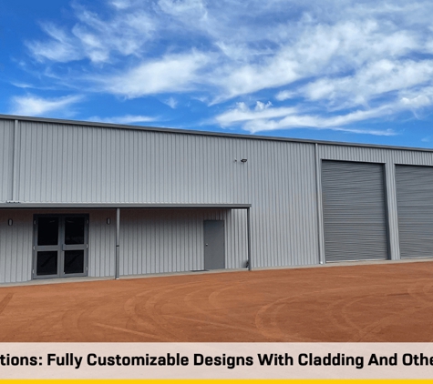 Shed Force - Busselton, WA. Custom Options: Fully Customizable Designs With Cladding And Other Features