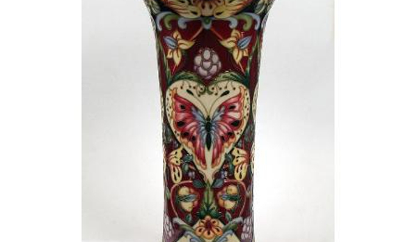 Old Technology - Morpeth, NSW. Moorcroft Tapestry of Time Vase