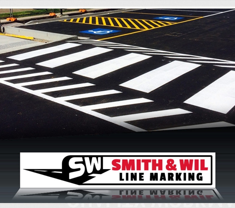Smith & Wil Asphalting. We have modern line marking machines and cater for both waterborne and long life line marking.