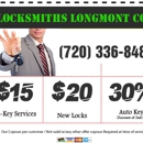 Locksmiths Longmont - Locks & Locksmiths