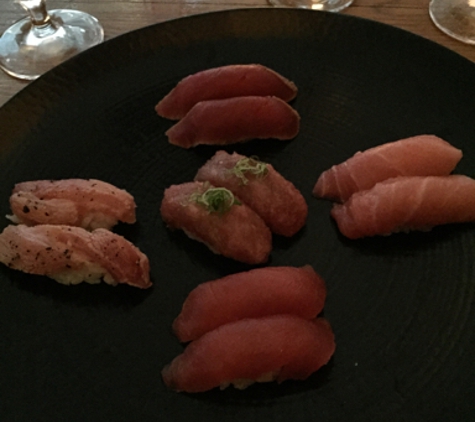 15 East Restaurant - New York, NY. Tuna sushi selection