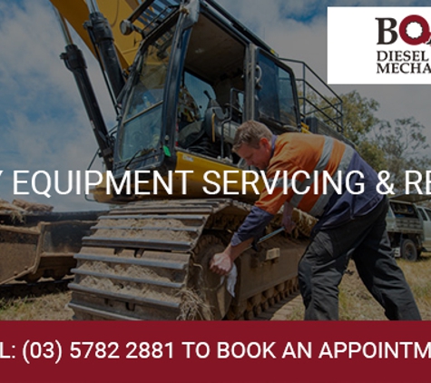 Boag's Diesel Mechanics - Kilmore, VIC. HEAVY EQUIPMENT SERVICING & REPAIRS
