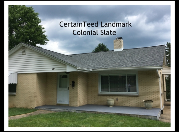 Bradley's Roofing & Home - New Brighton, PA. New roof on this home in Beaver County.  Certainteed Landmark shingles