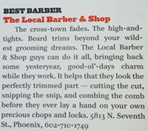 The Local Barber & Shop - Phoenix, AZ