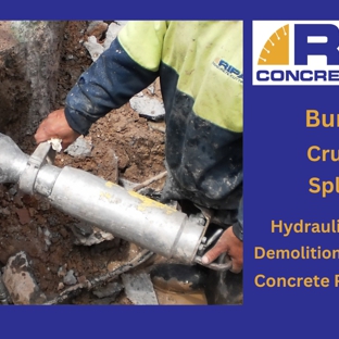 Ripa Concrete Cutting - Seven Hills, NSW. Bursting, Crushing & Splitting