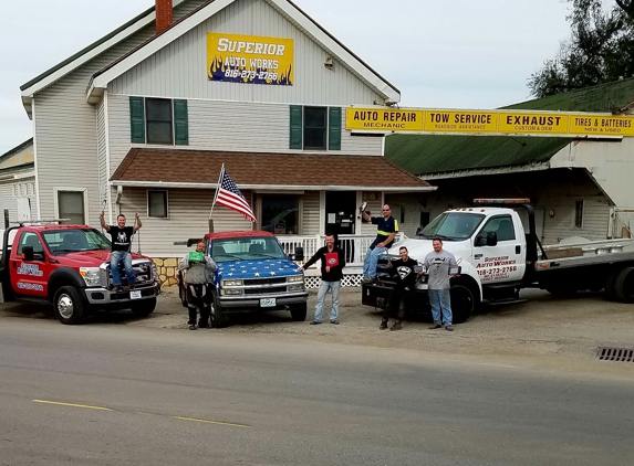 Superior Auto Works and Towing - Saint Joseph, MO. Exterior, trucks, and crew