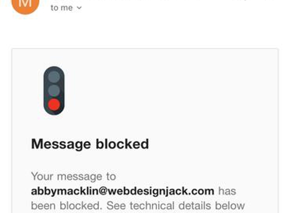The Web Design Jack - Melbourne, VIC. After you pay they block you