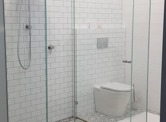 A All Glass & Mirrors - South Coogee, NSW. Custom shower screen