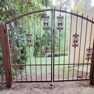 CraftIron - Goleta, CA. WE SPECIALIZE IN CUSTOM WROUGHT IRON GATES SUCH AS THIS ONE. DOUBLE DOOR OR SINGLE, WE FABRICATE PEDESTRIAN GATES ALL THRU OUT SANTA BARBARA