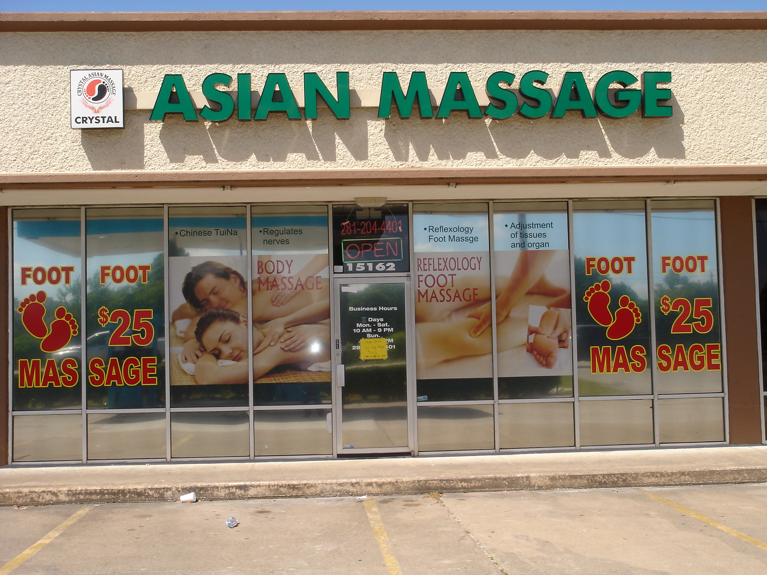 Asian masage parlor dallas