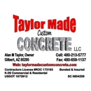 Taylor Made Custom Concrete - Stamped & Decorative Concrete