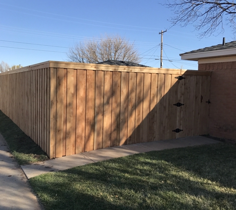 Ama Gray construction - Amarillo, TX. Privacy fenceing