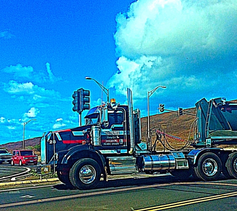 Diverse Trucking Inc. - Wailuku, HI. Working hard on a beautiful day in paradise