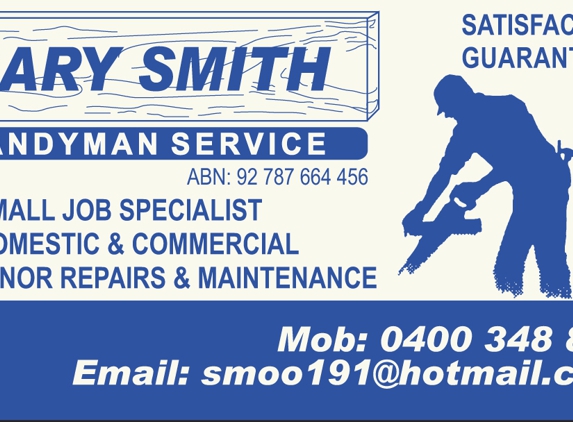 Gary Smith Handyman Service - Devonport, TAS