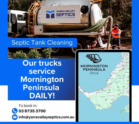 Yarra Valley Septic Tank Cleaning - Healesville, VIC. Septic Tank Cleaning Servicing Mornington Peninsula Daily