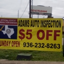 ADAMS AUTO INSPECTION - Automobile Inspection Stations & Services