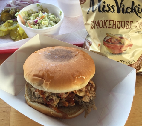 Stanley's Famous Pit BBQ - Tyler, TX. Pulled Pork Sandwich