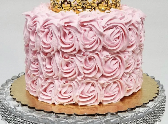 Chiffonos Bakery - Fresno, CA. Pink Champagne Raspberry Cake for your Princess...