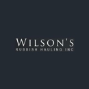 Wilson's Rubbish Hauling Inc - Waste Recycling & Disposal Service & Equipment
