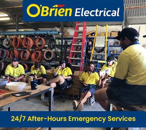 O'Brien Electrical Mildura - Irymple, VIC. 24/7 After-Hours Emergency Services