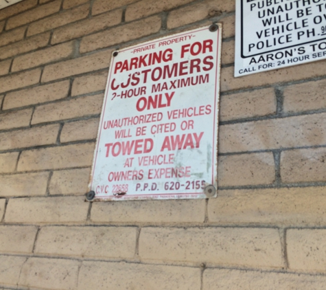 Above and Beyond Towing. 2 hour parking