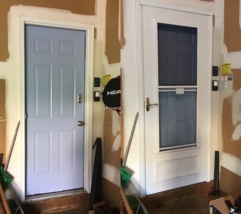 Mr Handyman - Malvern, PA. Storm door installation