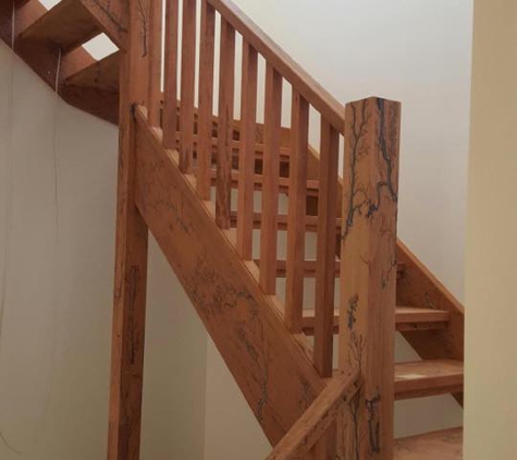 North East Stairs. Electrified Timber