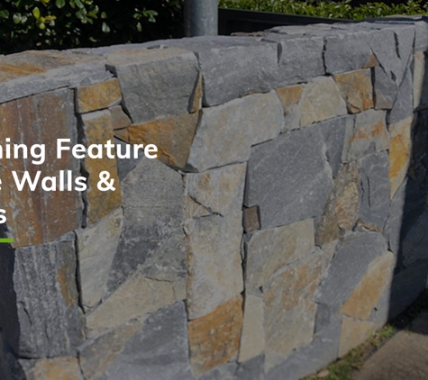 LC Landscape Construction. Stunning Feature Stone Walls & Floors