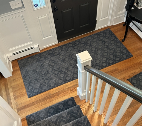 McCauley  Carpet Installations LLC - Manchester, CT. Custom runner and entry way mat