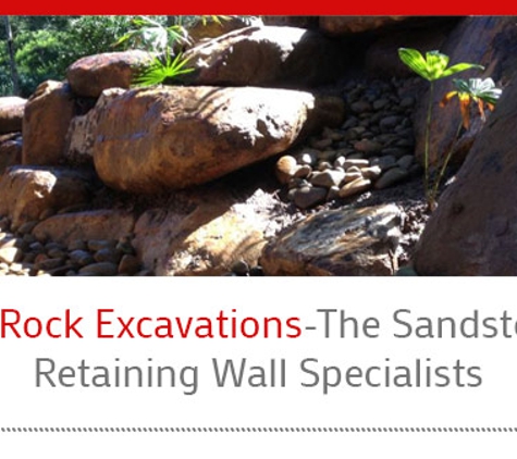 Oz Rock Excavations - Wamberal, NSW. OZ Rock Excavations-The Sandstone Retaining Wall Specialists