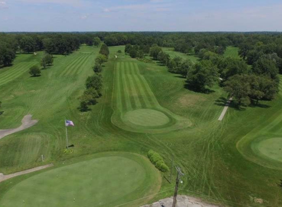 Cardinal Hills Golf Course - Selma, IN. Aerial Photo looking North