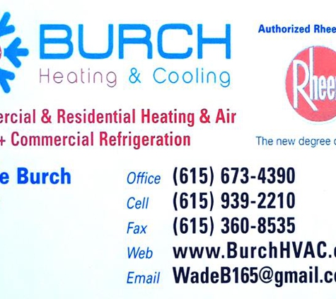 Burch Heating & Cooling - Nashville, TN