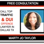 Marty J Taylor Traffic Ticket Defense