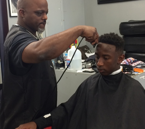 Headquarters Barber Shop - Indianapolis, IN. God son Donovan